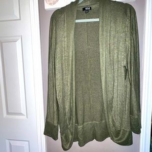 Hunter green cardigan like new